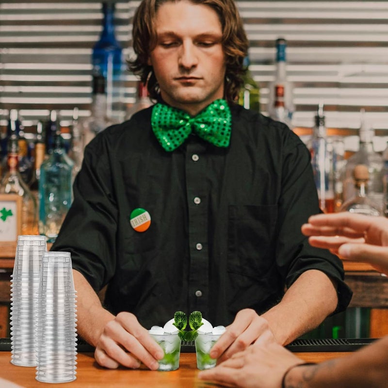 Tinsky 1000 Pack Plastic Shot Glasses Bulk 2 oz Mini Shot Cups Disposable Clear Small Sample Cups for Tasting, Whiskey, Jelly Shot, Pudding, Party, Wedding, Halloween, Christmas - Image 5